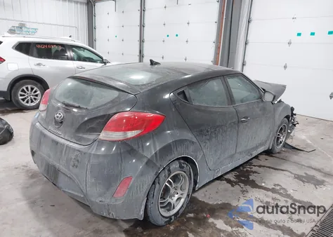 2012 Hyundai Veloster Base W/Black z USA, uszkodzony, nr VIN KMHTC6AD0CU058983